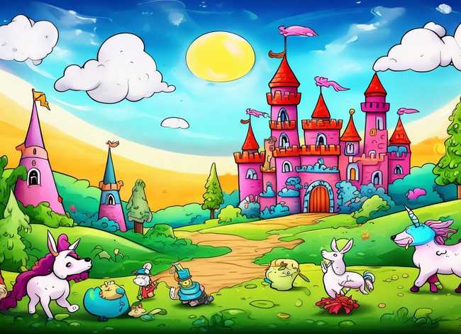 儿童绘画童话故事 - 儿童童话画报