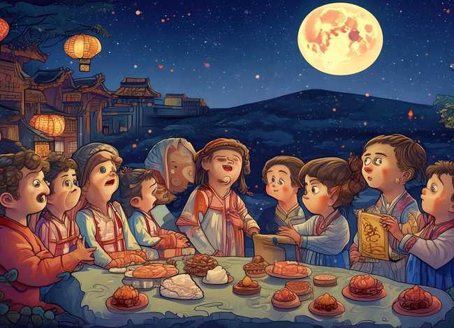 儿童故事中秋节视频、幼儿中秋节故事视频