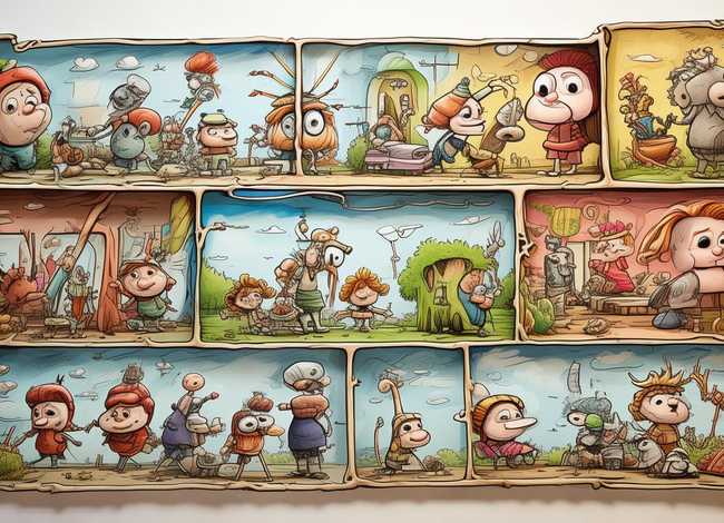 简笔画故事连环画；简笔画故事创编连环画