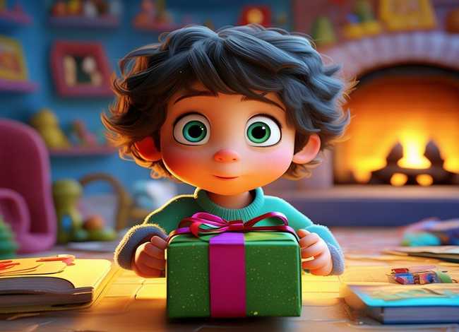 礼物儿童故事书；故事书《礼物》