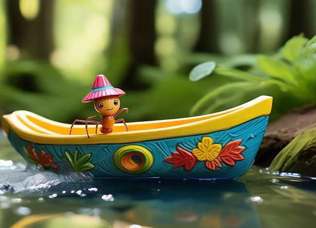 儿童故事小蚂蚁坐小船（小蚂蚁去旅行的故事乘坐的船是什么）
