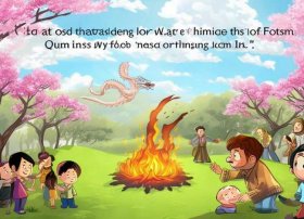 儿童故事清明节的由来 - 清明节的由来故事动画
