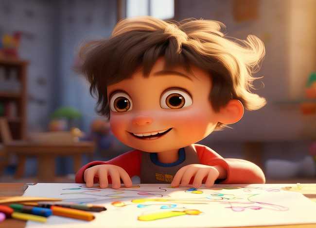 儿童边画边讲故事；边讲边画幼儿故事