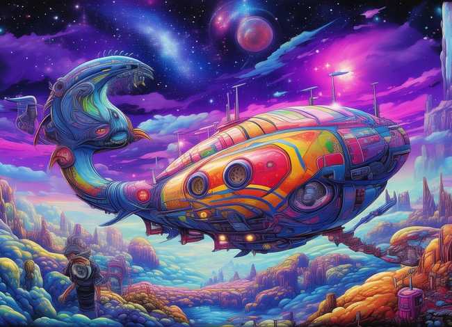 儿童科幻绘画作品 儿童科幻绘画作品名称