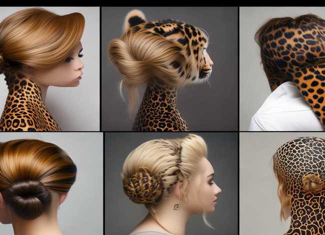 豹豹头发图片 - 豹头发型图片大全