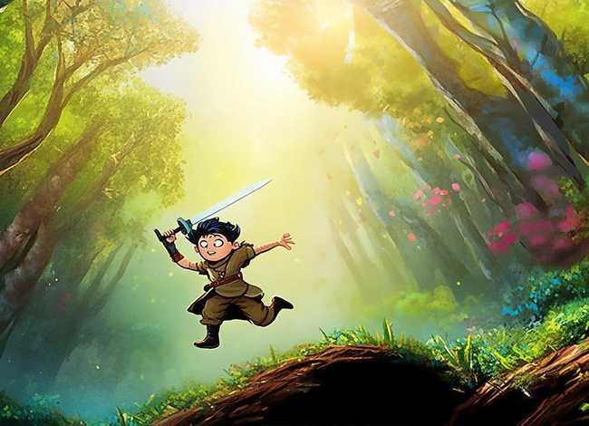 英雄小故事简笔画，英雄小故事简笔画图片