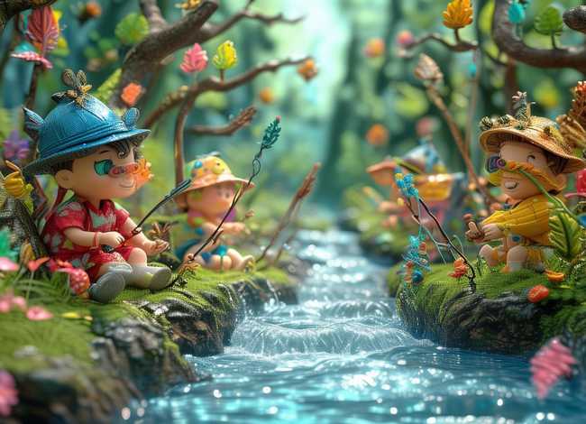 儿童版钓鱼的故事、儿歌钓鱼的故事 儿童版钓鱼的故事、儿歌钓鱼的故事