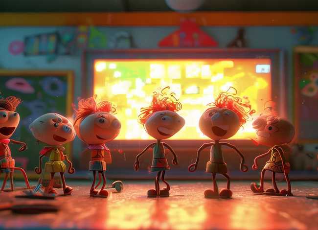 火柴人小学生故事；火柴人小学生故事视频