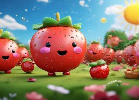 草莓的故事儿童 - 草莓的幼儿故事
