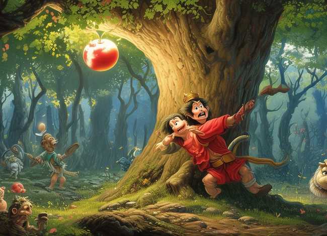 孙悟空偷吃蟠桃儿童故事（孙悟空偷吃蟠桃的故事作文500字）