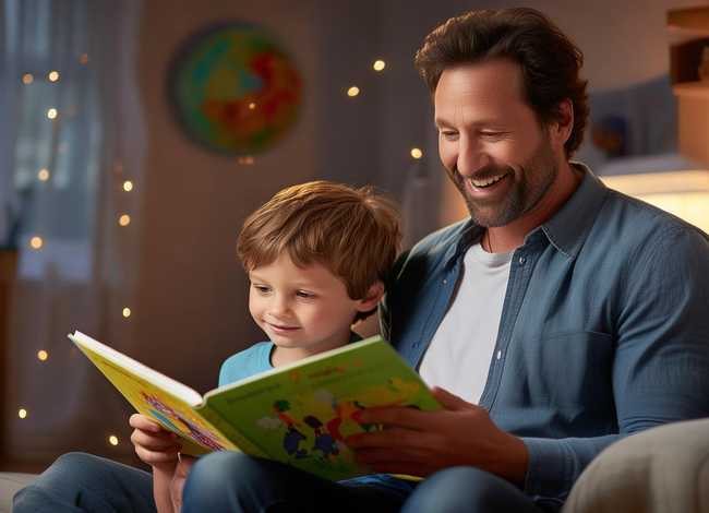 儿童故事父与子带拼音 - 父与子拼音故事版