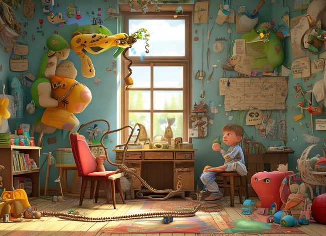 儿童故事长长的电话 长长的电话线故事