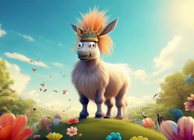 儿童故事骄傲的驴子，骄傲的驴子故事配图