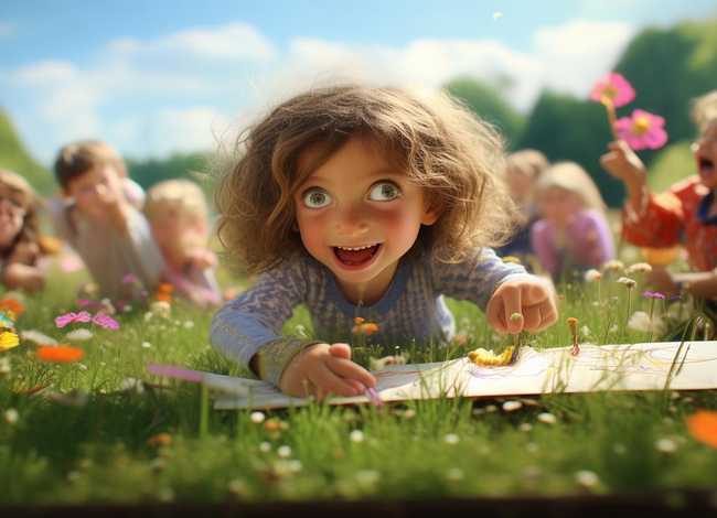 画蛇添足儿童故事图片，画蛇添足儿童画图片