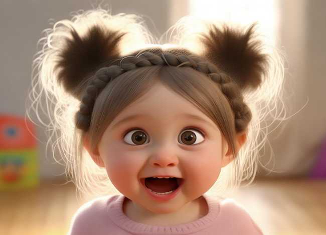 儿童编发心形，儿童编发 心形