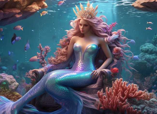 儿童故事美人鱼女王，美人鱼女王的故事