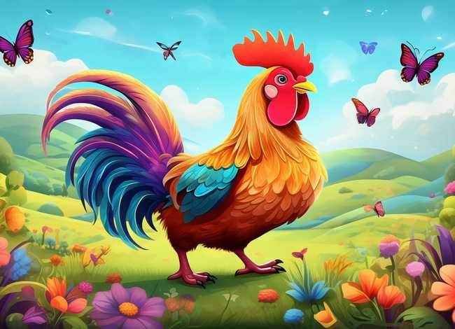 美丽的公鸡故事 美丽的公鸡故事绘本