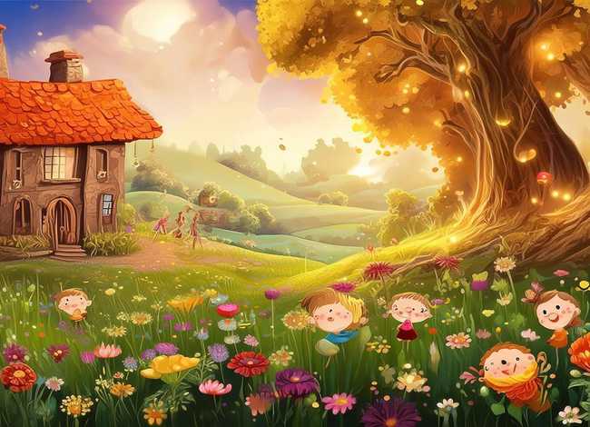 幼儿童话故事绘画，幼儿童话故事绘画图片