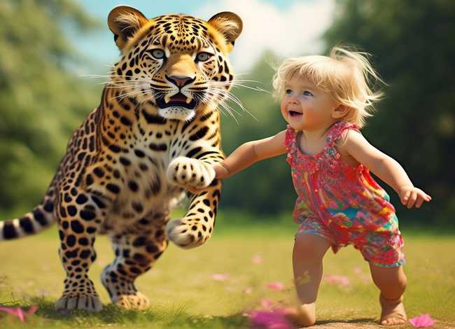 小朋友豹子表演视频、小朋友豹子表演视频播放