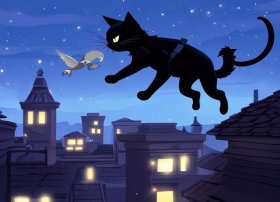 黑猫警长睡前故事文字，黑猫警长睡前故事文字版黑猫警长的故事,空中擒敌谢