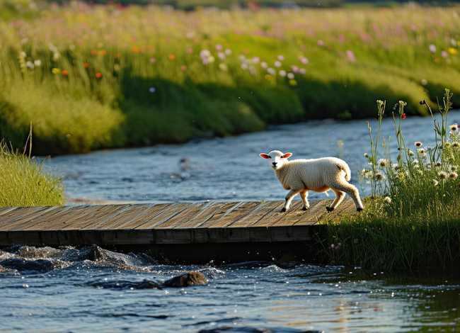 小羊过河的故事（小羊过河的故事百度百科）