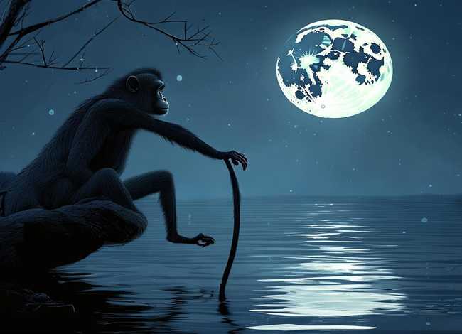 猴子捞月故事睡前故事；猴子捞月睡前故事mp3