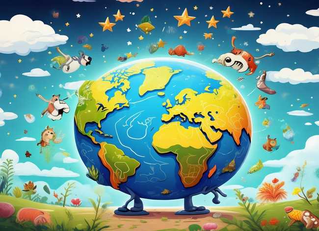 地球的故事儿童文学 - 地球的故事幼儿