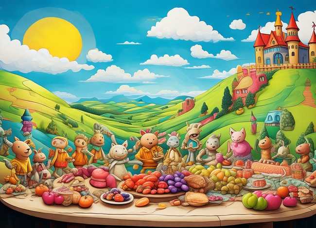 小学绘画作品童话故事，小学生绘画故事作品图片