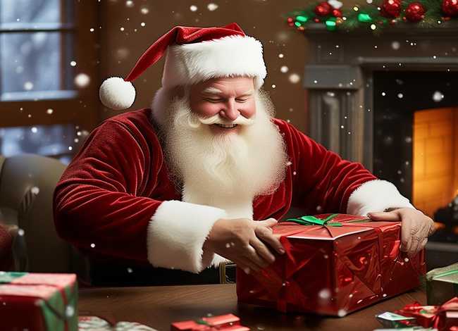 圣诞老人送礼物的故事、圣诞老人送礼物的故事视频