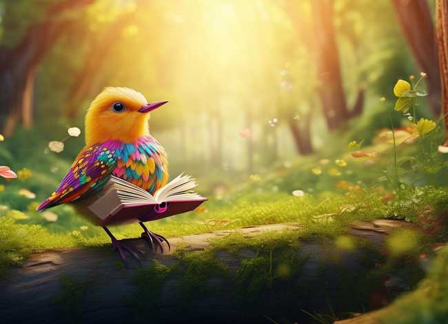 儿童故事森林里的鸟、森林里的故事是小鸟衔来的吗