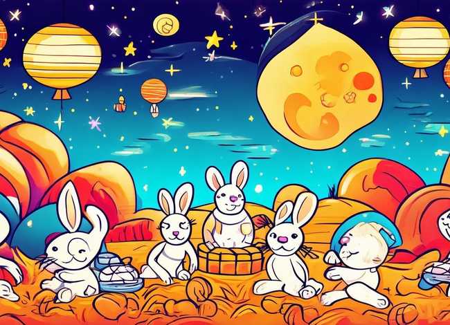 儿童中秋节绘画图片简笔画可打印，儿童中秋节图片简笔画 儿童画