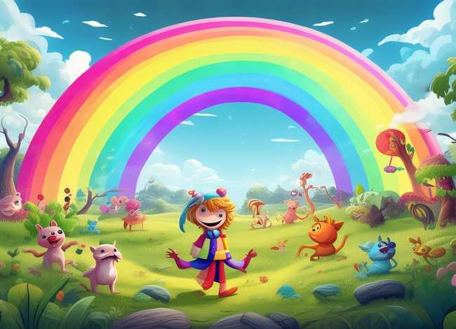 儿童故事彩虹的朋友、彩虹找朋友的故事