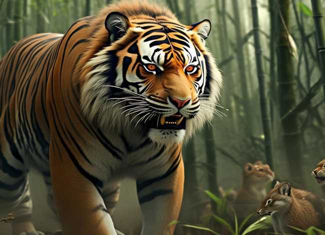 虎假虎威故事图片、虎假虎威的故事图片