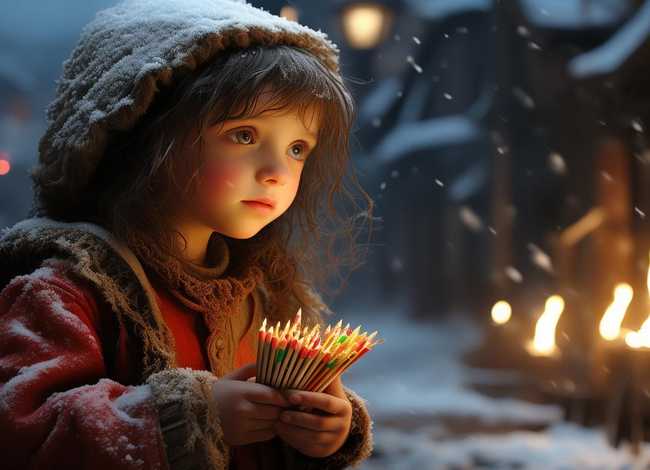 小女孩故事；卖火柴的小女孩故事