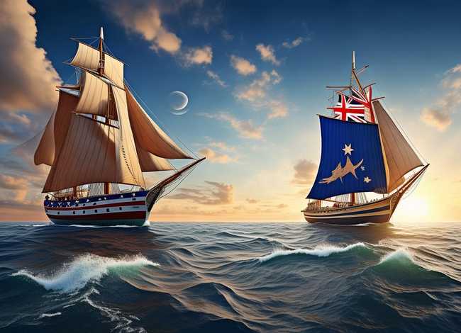 美国与澳大利亚帆船故事，美国与澳大利亚帆船故事对比