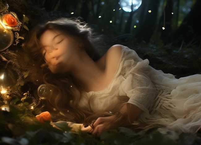 听睡美人的故事；听睡美人的故事的感受