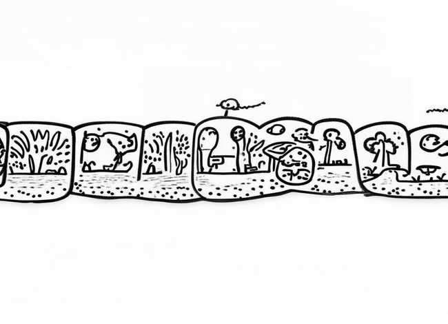 简笔画小故事4个图、简笔画小故事4个图简单