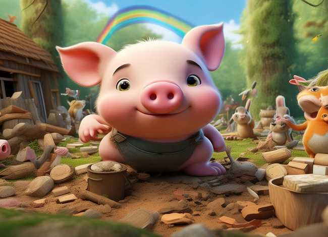 儿童故事 小猪盖房子（小猪盖房子的故事怎么讲）