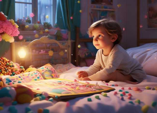 糖果的儿童睡前故事；宝宝睡前糖果的故事