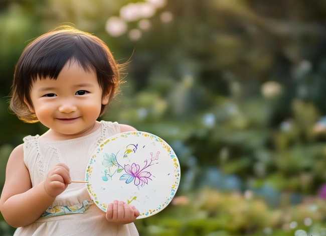 简单又漂亮的团扇画儿童、简单又漂亮的团扇画儿童怎么画