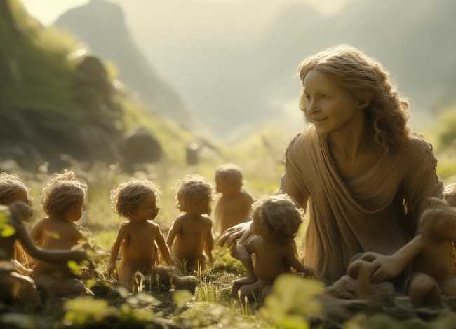 女娲造人儿童故事 - 女娲造人幼儿故事 女娲造人儿童故事 - 女娲造人幼儿故事