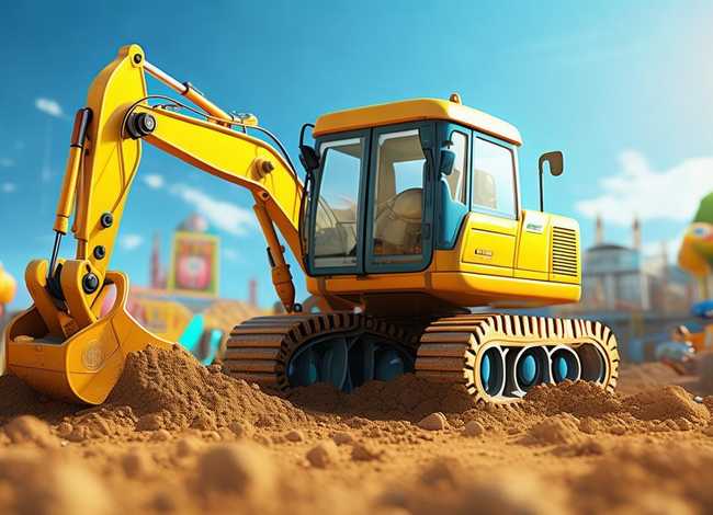 挖土机动画趣味故事 挖土机动画趣味故事视频