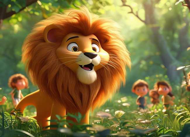 儿童故事里狮子可以取什么名字、儿童故事狮子的说话声音