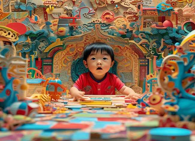 成语故事儿童立体画，成语故事立体剪贴画