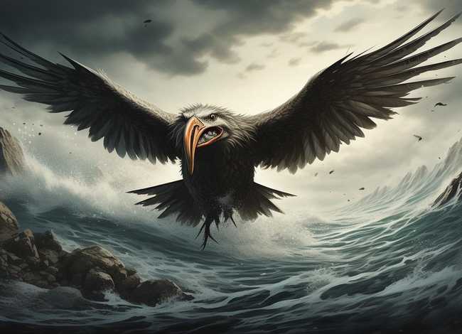 神话传说故事精卫填海简笔画、神话传说故事精卫填海简笔画怎么画