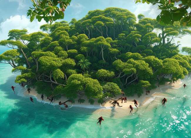 猴岛的图片 - 猴岛的图片长什么样