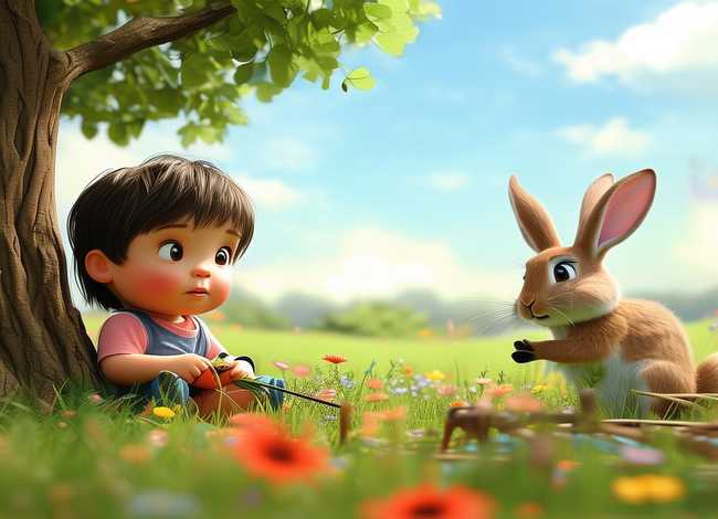 守株待兔的故事儿童版 - 守株待兔的幼儿故事