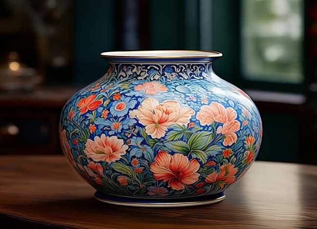 纹花瓶故事（花瓶纹路手绘）