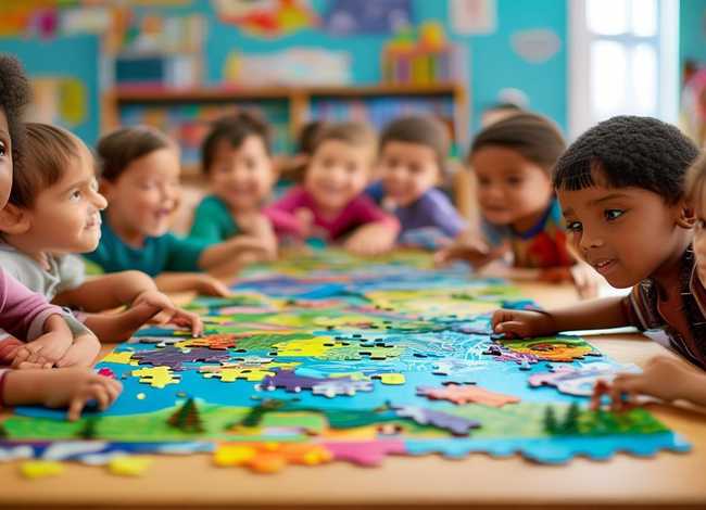 拼图绘本故事 - 拼图故事绘本教案