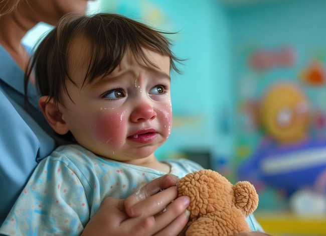 儿童打针大哭视频，小孩子打针大哭视频